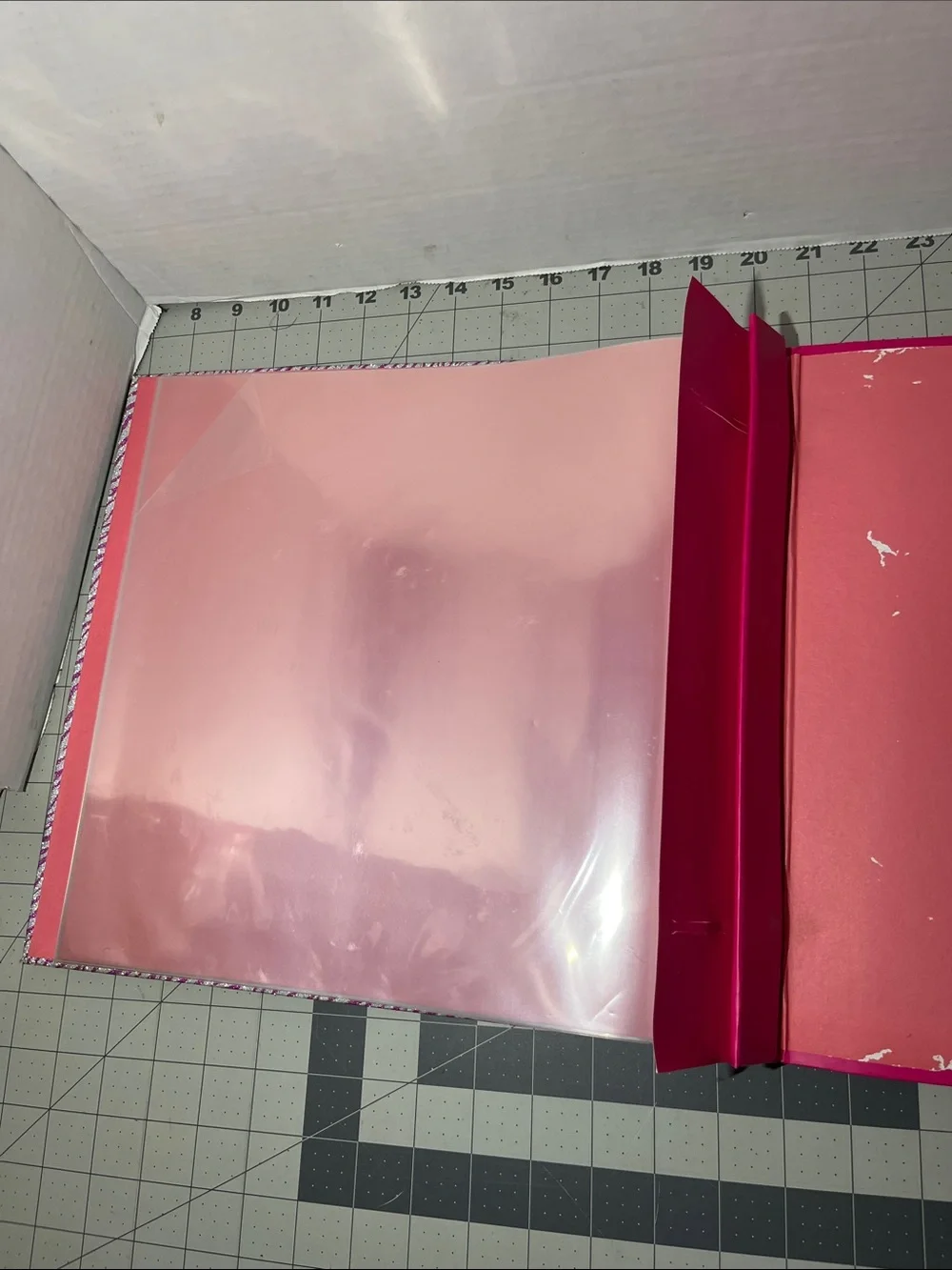 Hot Pink Zebra Print Photo Album with Gem Accent Frame